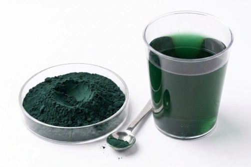 Pure Water Soluble Chlorophyll Powder For Detox Green Drinks